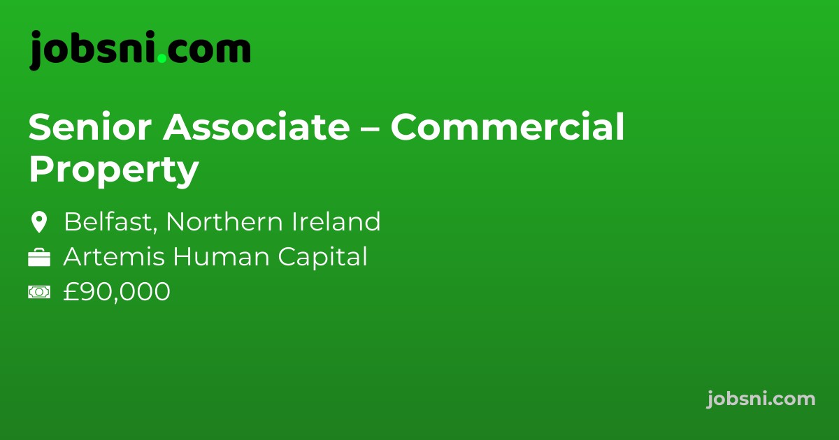 Senior Associate – Commercial Property - Apply Now