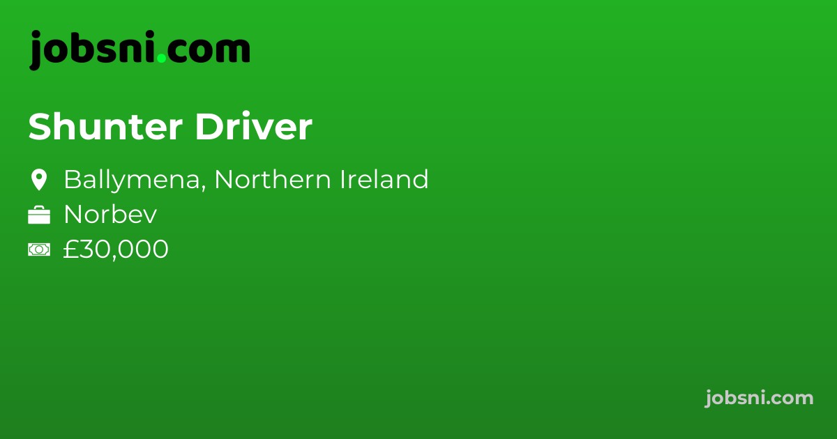 Shunter Driver - Apply Now