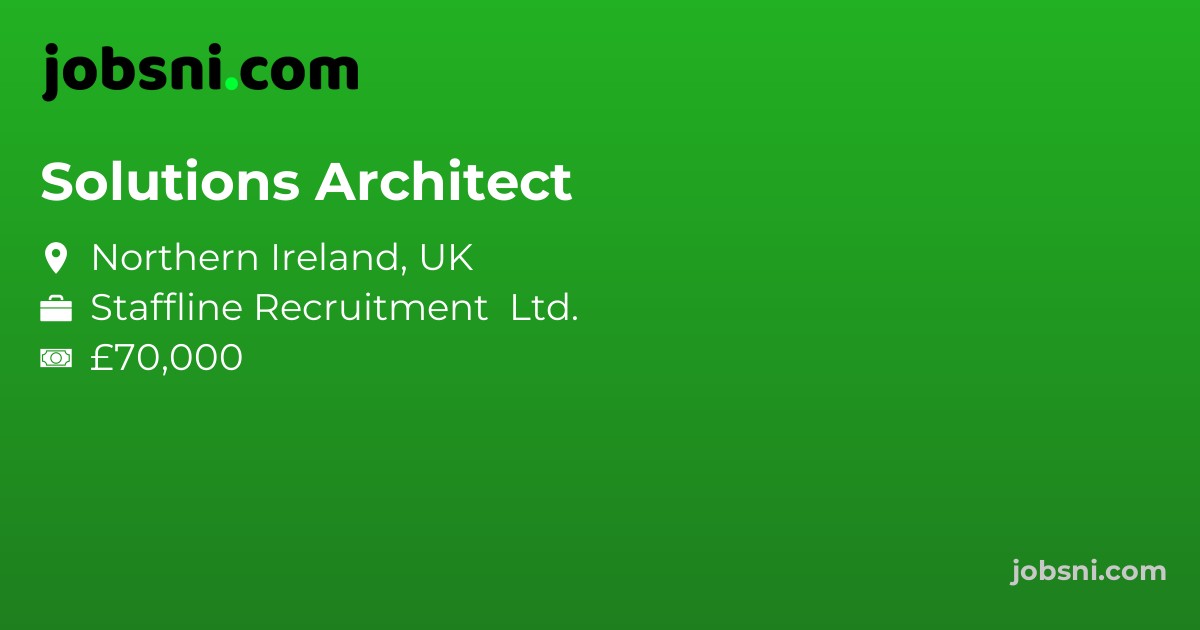 Solutions Architect - Apply Now