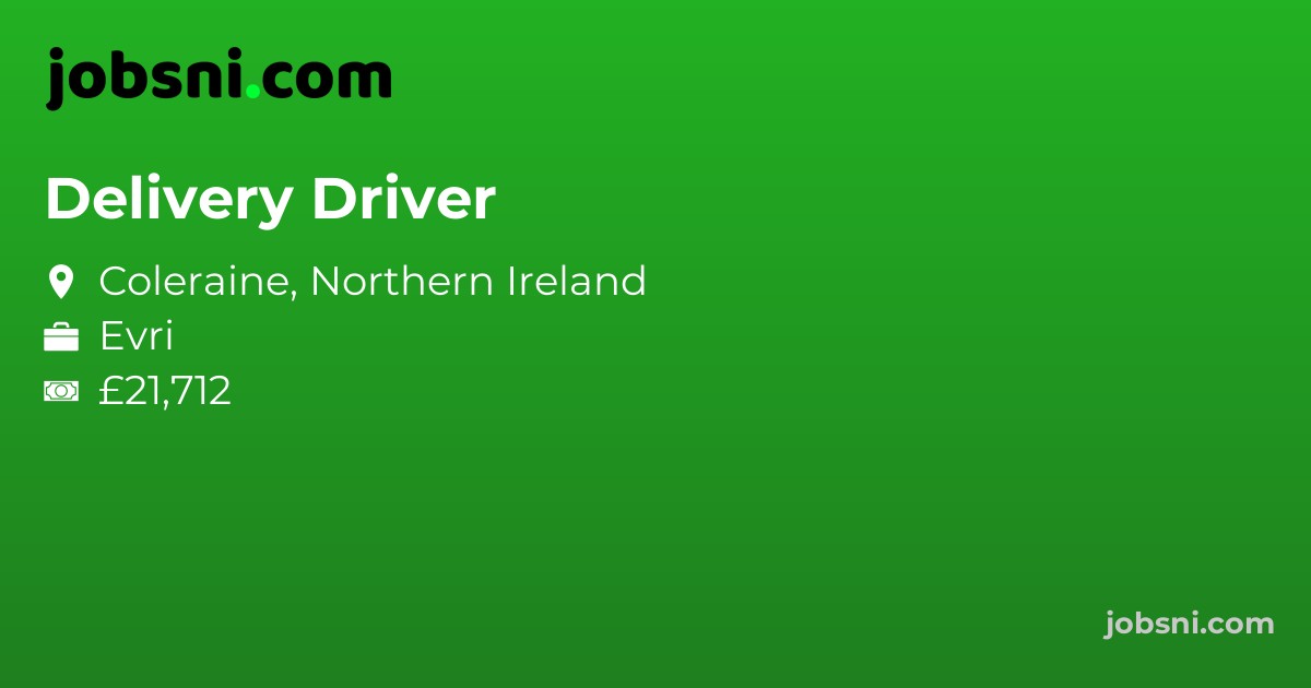 Delivery Driver - Apply Now