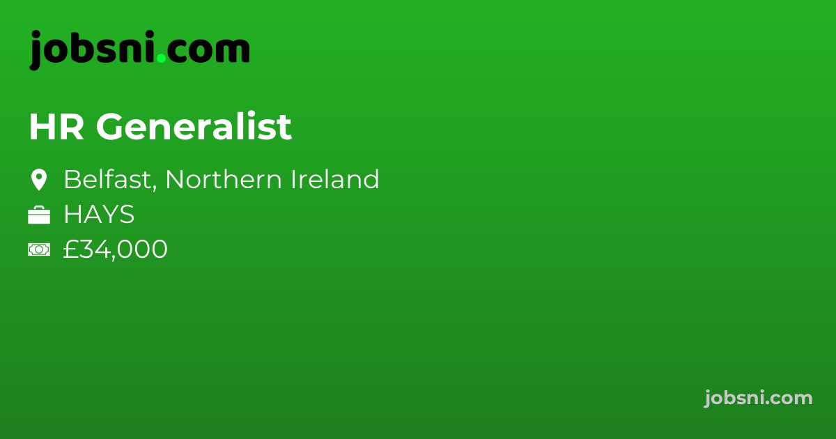 HR Generalist - Apply Now