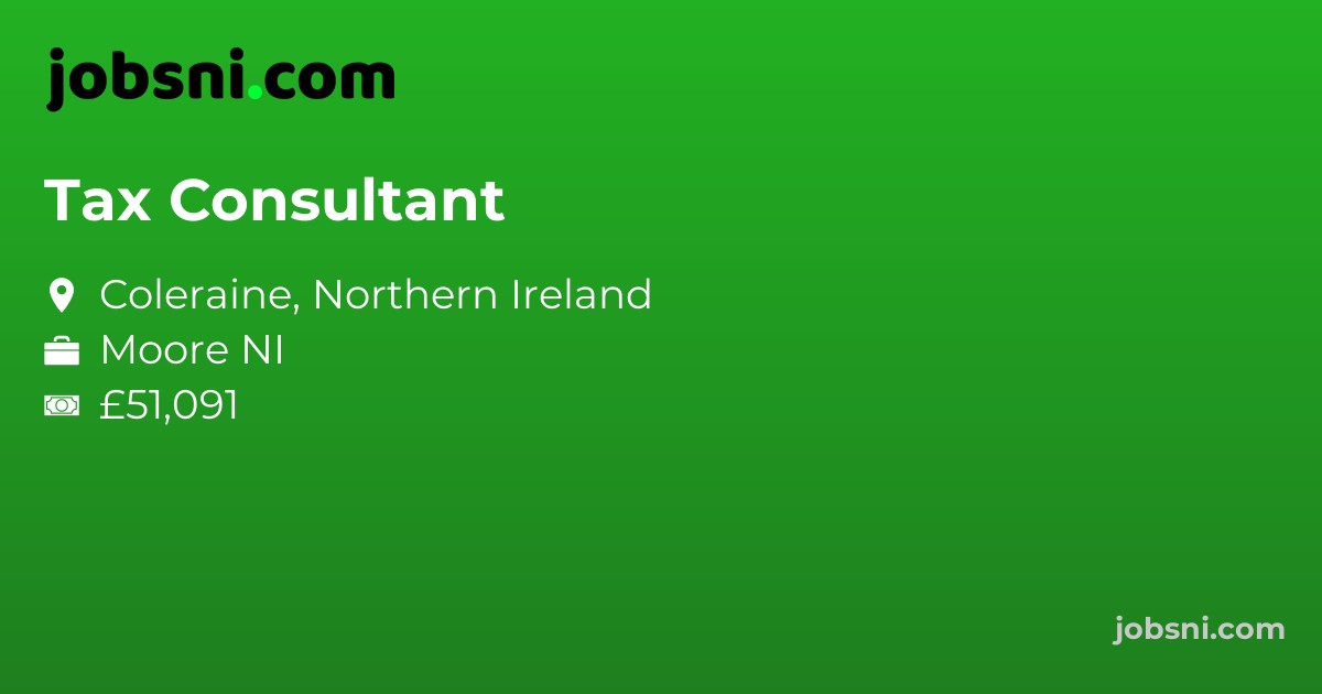 Tax Consultant - Apply Now