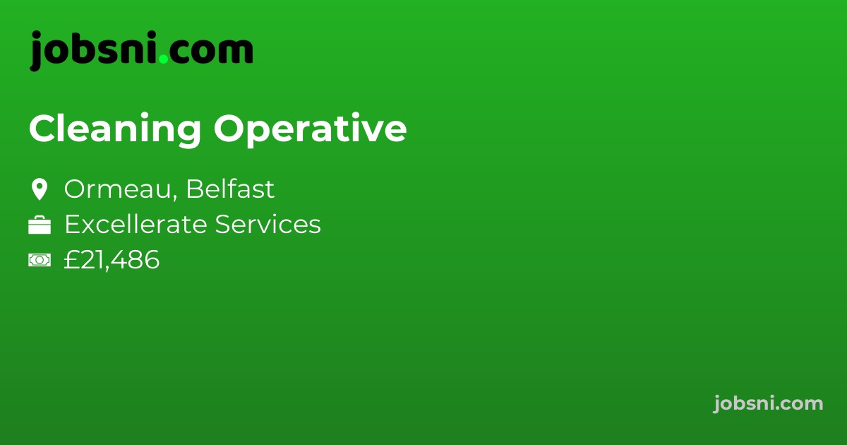 Cleaning Operative - Apply Now