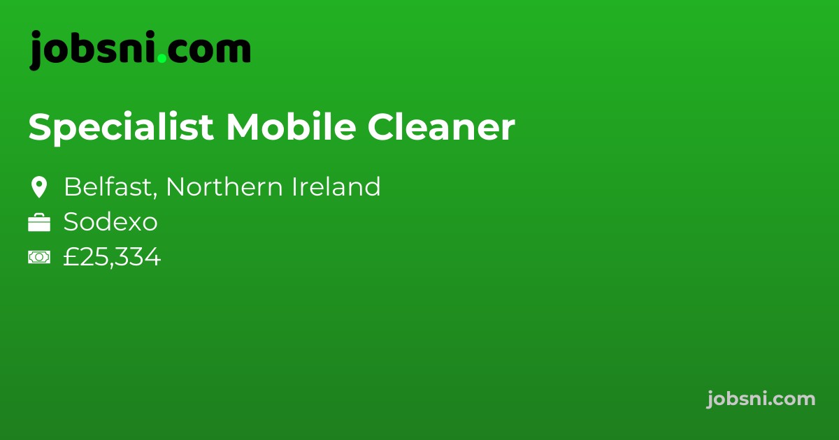 Specialist Mobile Cleaner - Apply Now
