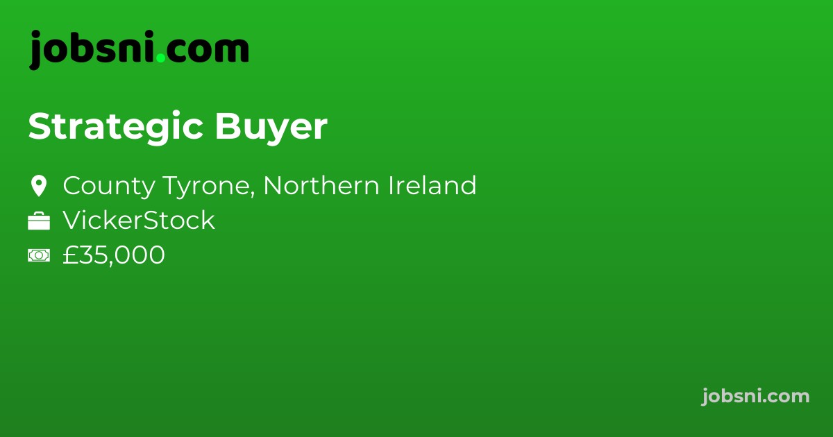 Strategic Buyer - Apply Now