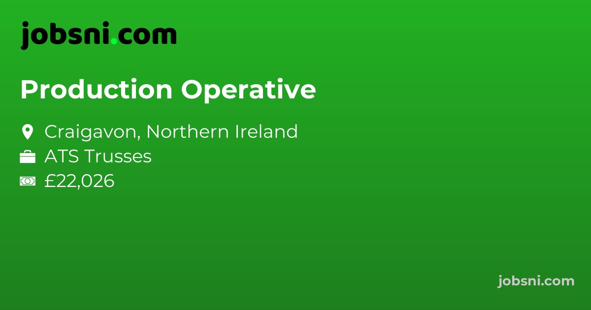 Production Operative - Apply Now