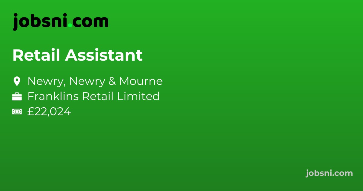 Retail Assistant - Apply Now