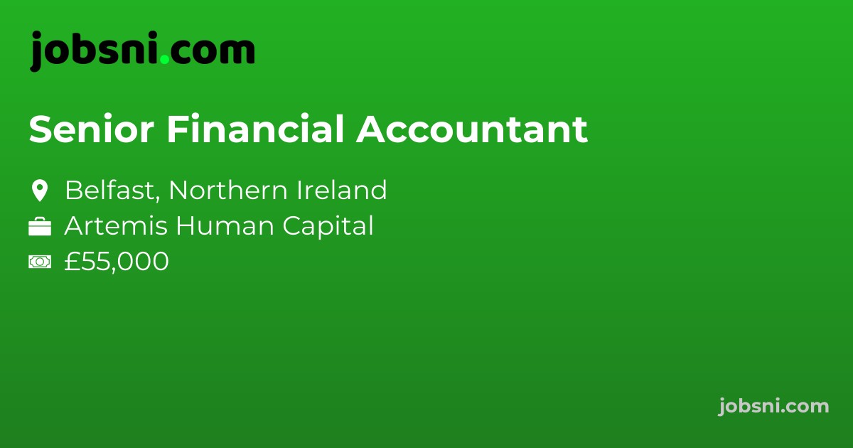 Senior Financial Accountant - Apply Now