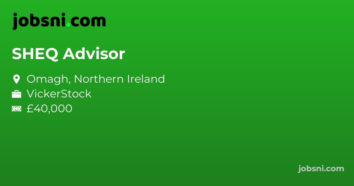 SHEQ Advisor - Apply Now