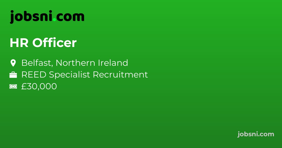 HR Officer - Apply Now