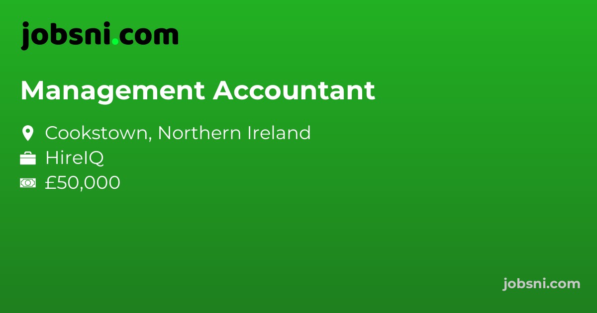 Management Accountant - Apply Now
