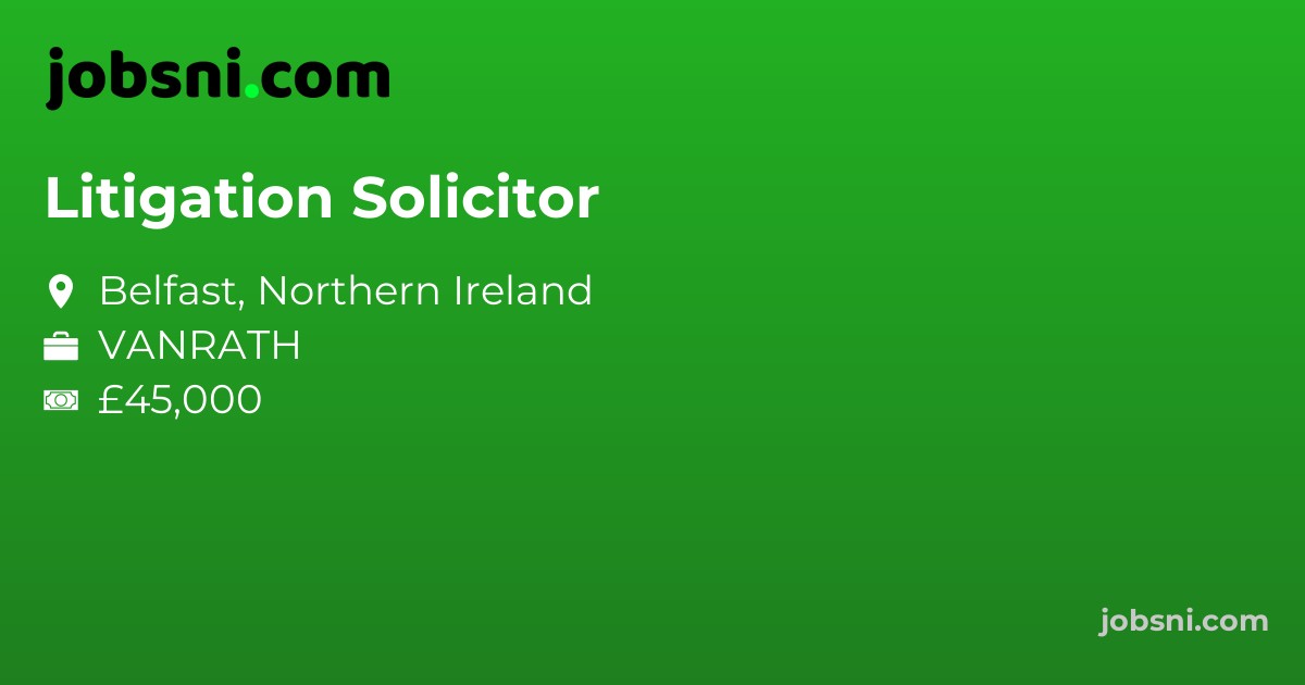 Litigation Solicitor - Apply Now