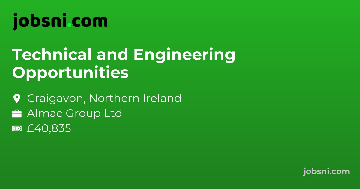 Technical and Engineering Opportunities - Apply Now