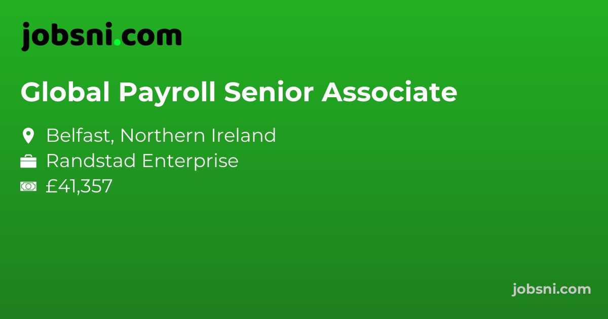 Global Payroll Senior Associate - Apply Now