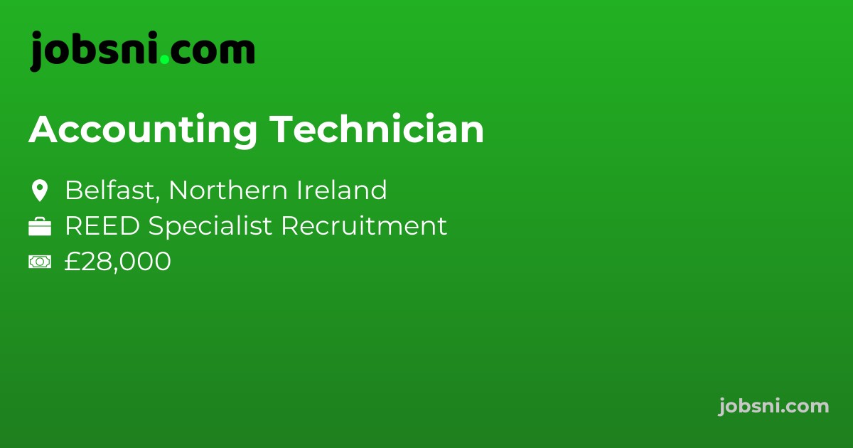 Accounting Technician - Apply Now