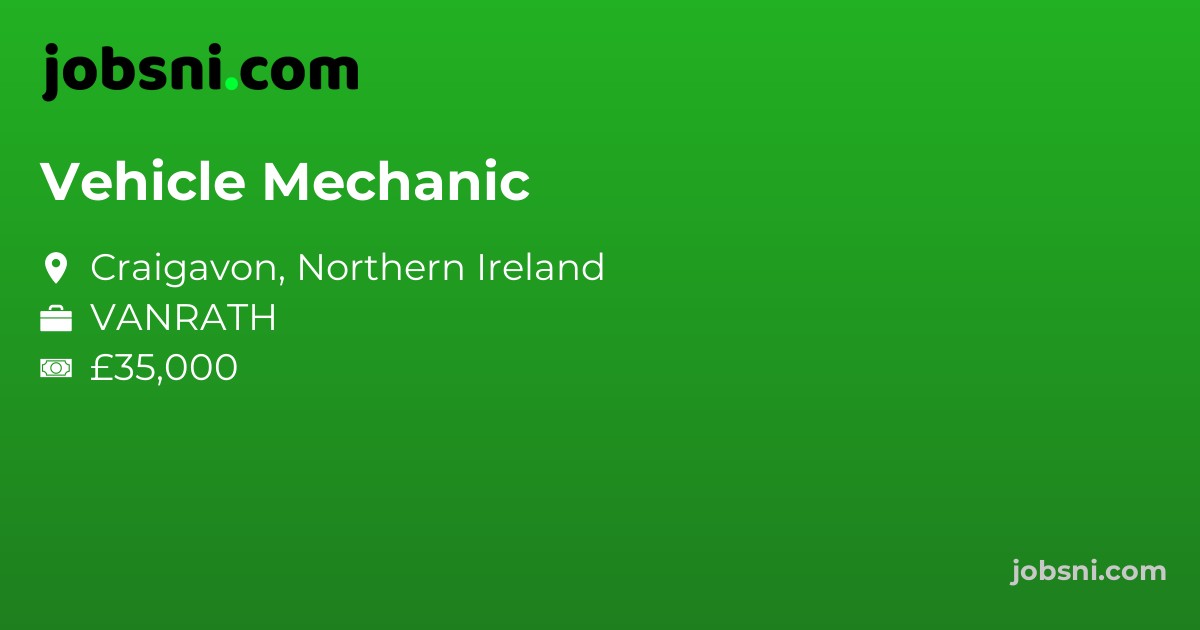 Vehicle Mechanic - Apply Now