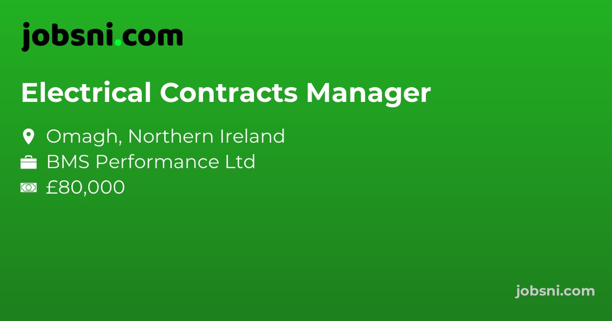 Electrical Contracts Manager - Apply Now