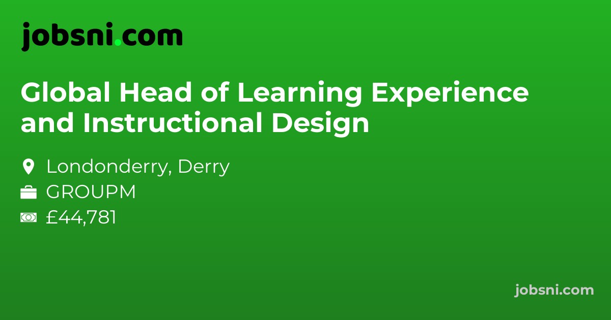 Global Head of Learning Experience and Instructional Design - Apply Now