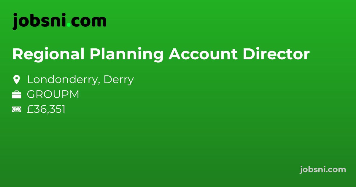Regional Planning Account Director - Apply Now