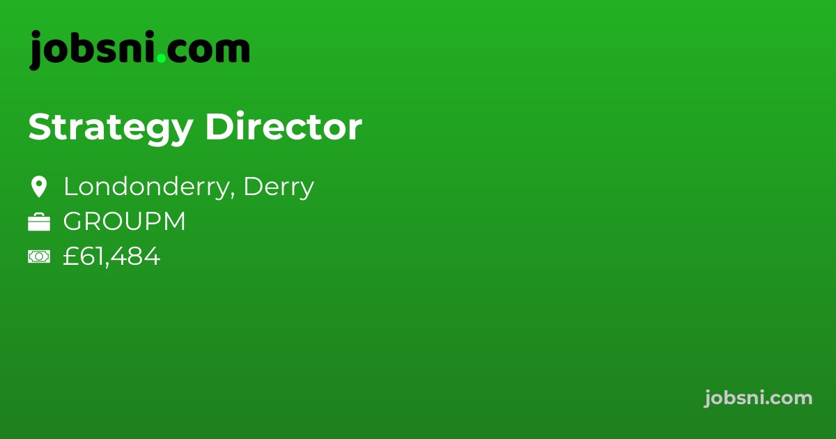 Strategy Director - Apply Now