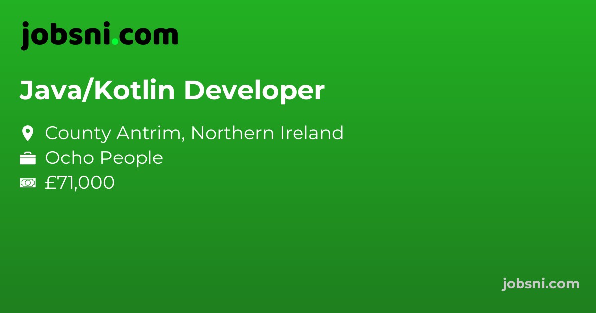 Java/Kotlin Developer - Apply Now