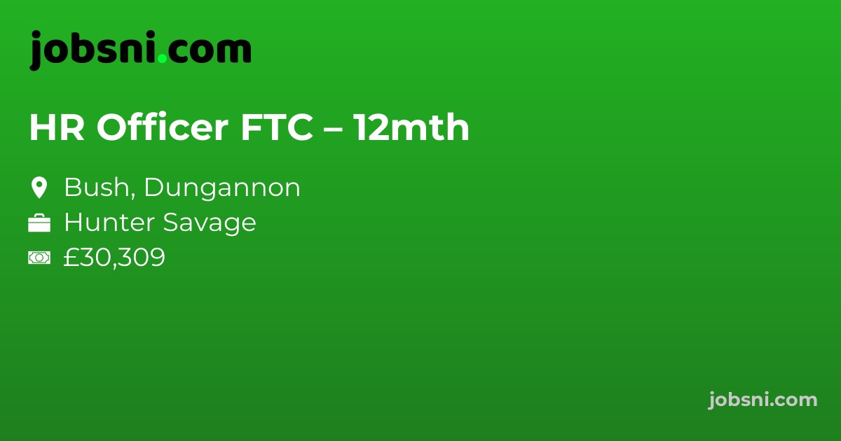HR Officer FTC – 12mth - Apply Now