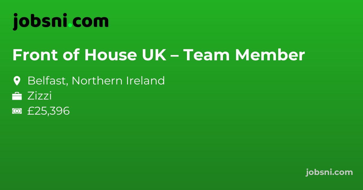 Front of House UK – Team Member - Apply Now