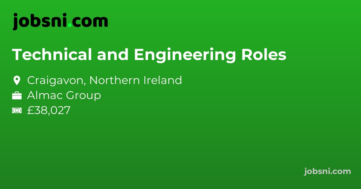 Technical and Engineering Roles - Apply Now