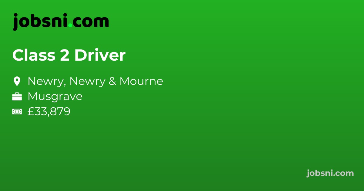 Class 2 Driver - Apply Now