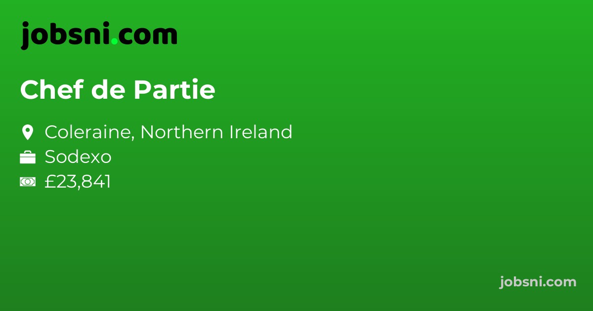 Chef de Partie - Apply Now