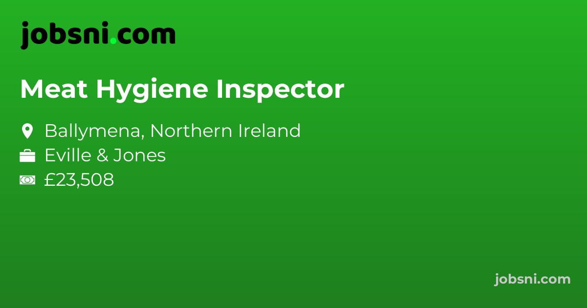 Meat Hygiene Inspector - Apply Now