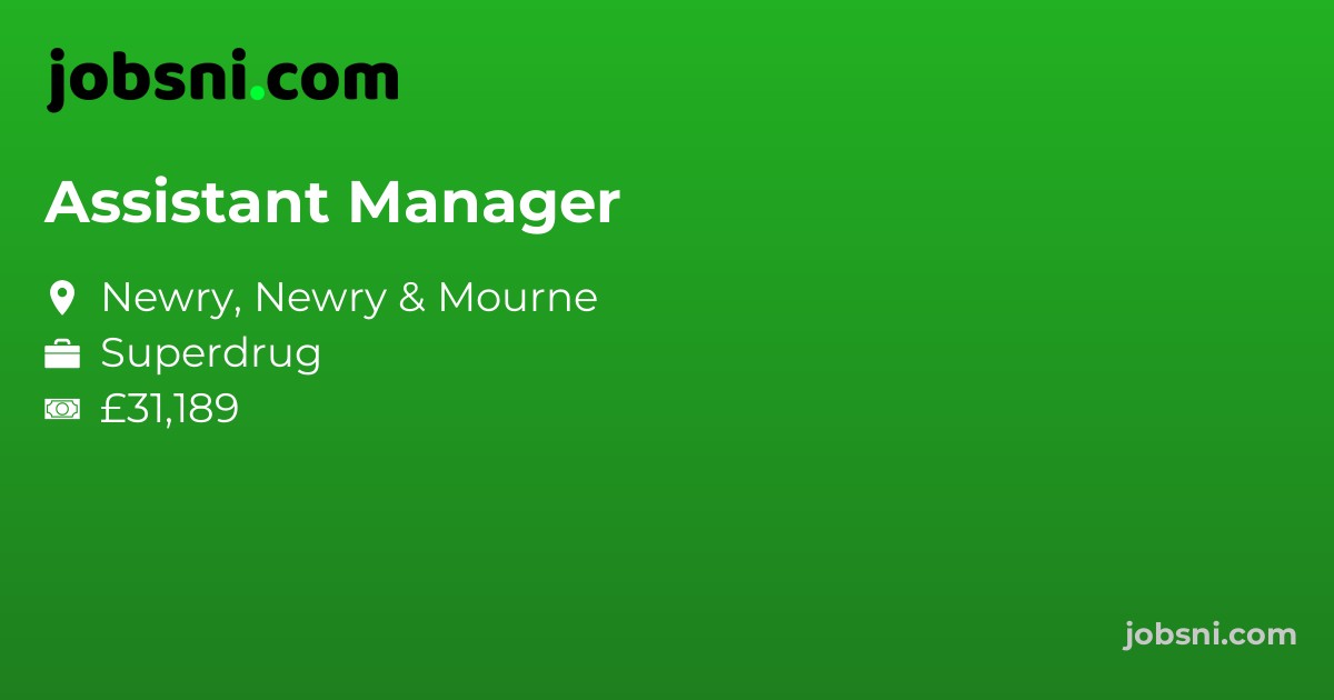 Assistant Manager - Apply Now