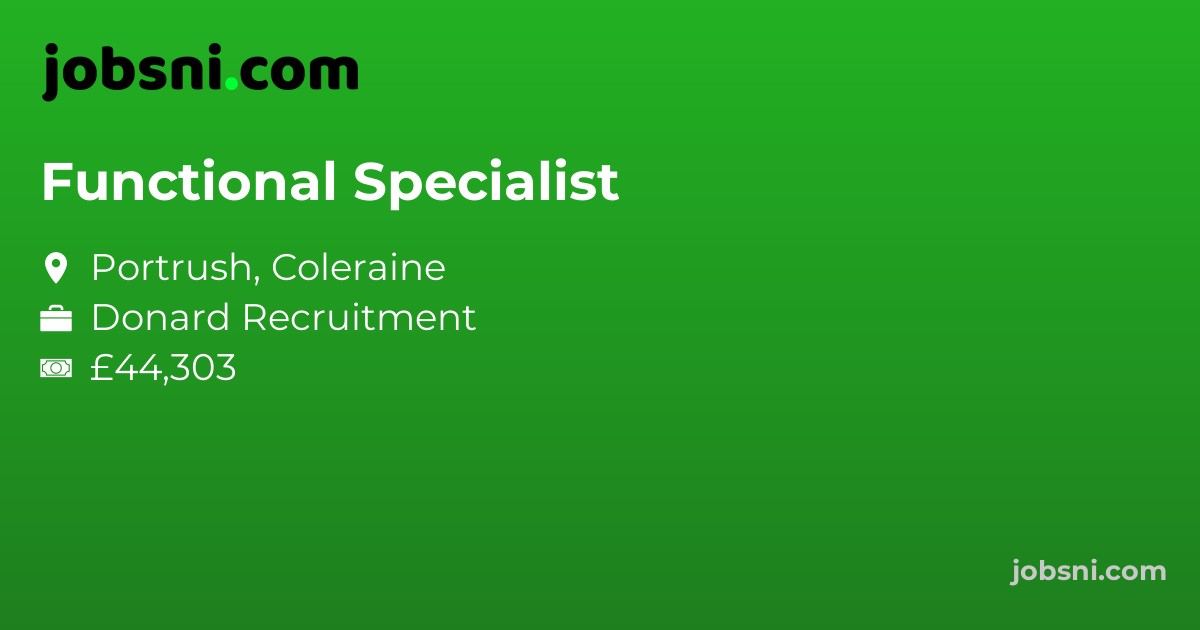 Functional Specialist - Apply Now