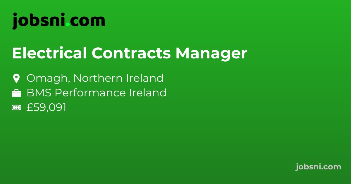 Electrical Contracts Manager - Apply Now