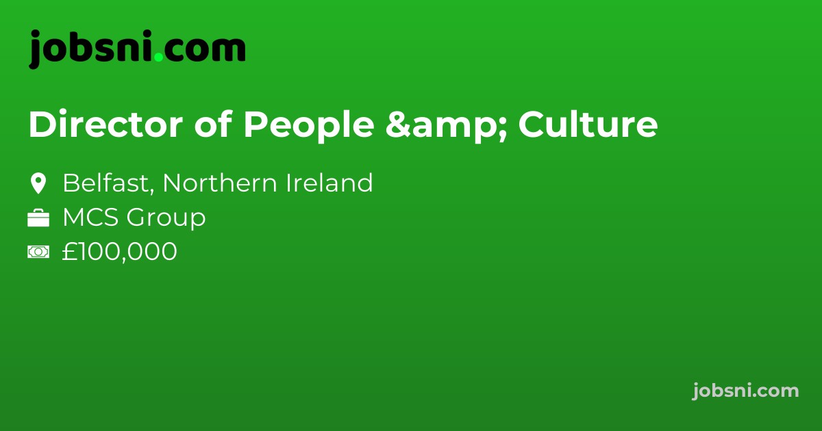 Director of People & Culture - Apply Now