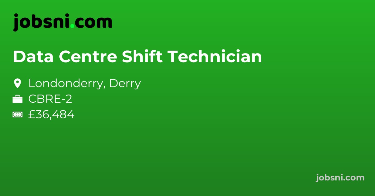 Data Centre Shift Technician - Apply Now