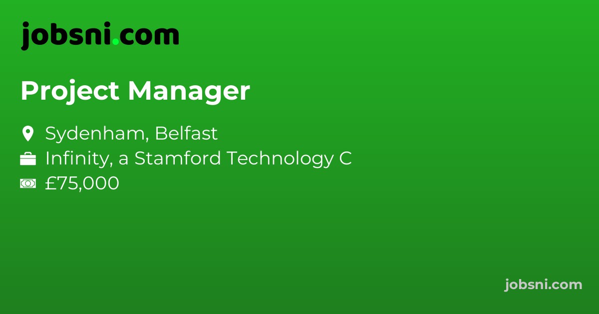 Project Manager - Apply Now
