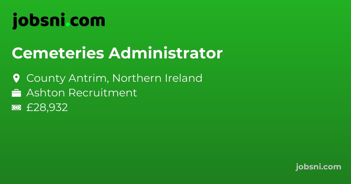 Cemeteries Administrator - Apply Now