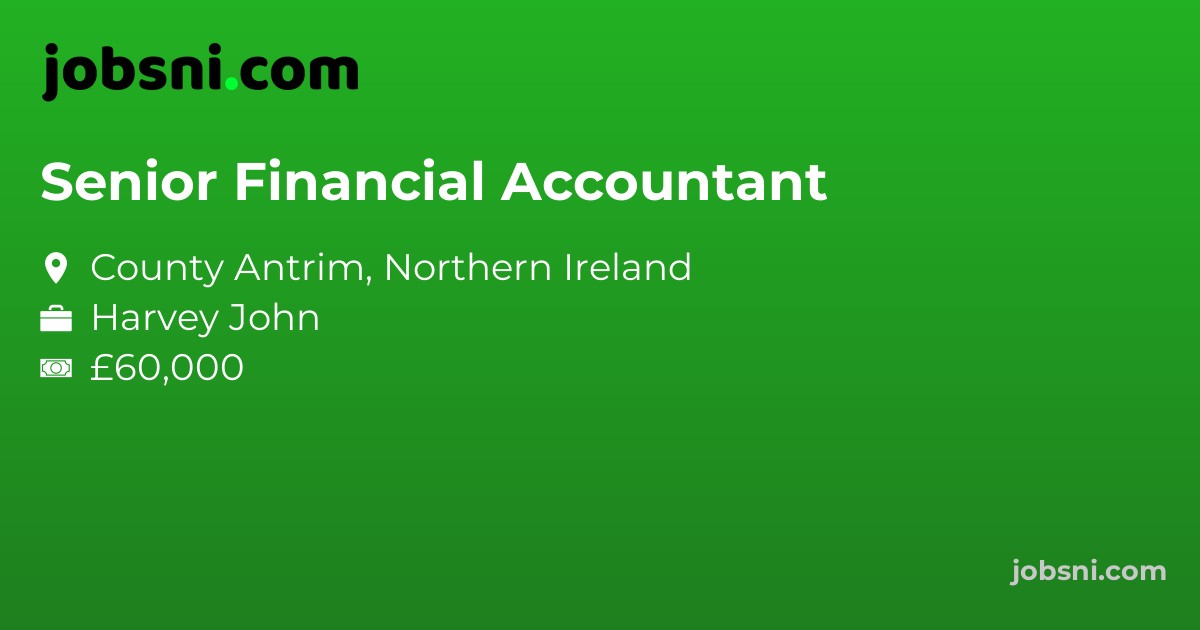 Senior Financial Accountant - Apply Now