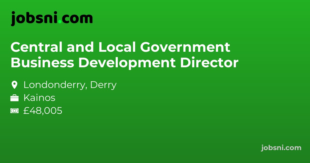 Central and Local Government Business Development Director - Apply Now