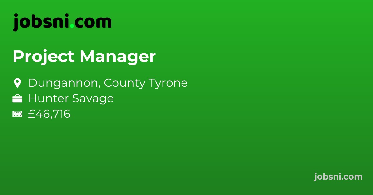 Project Manager - Apply Now