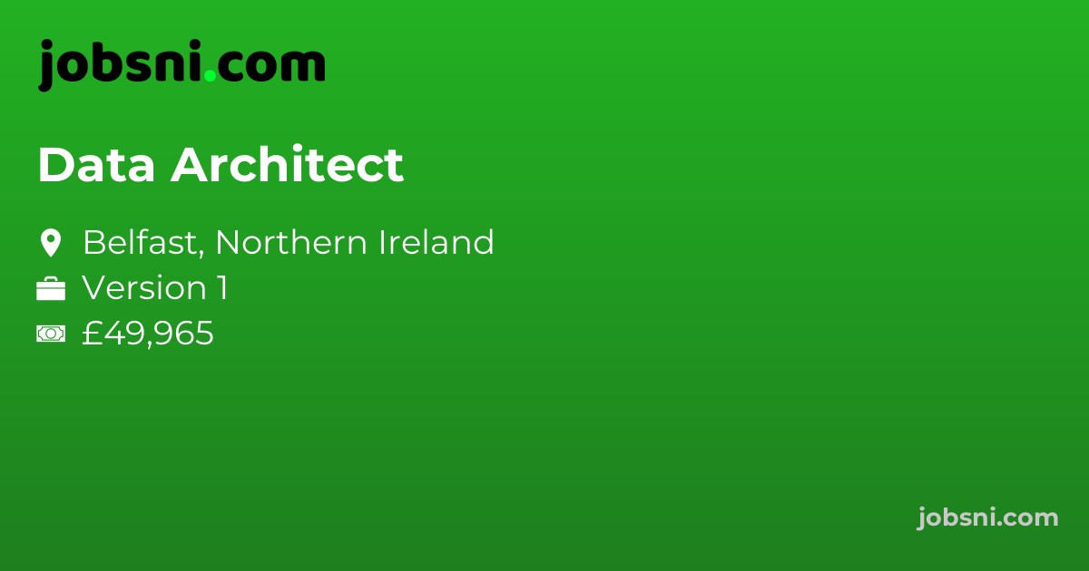 Data Architect - Apply Now