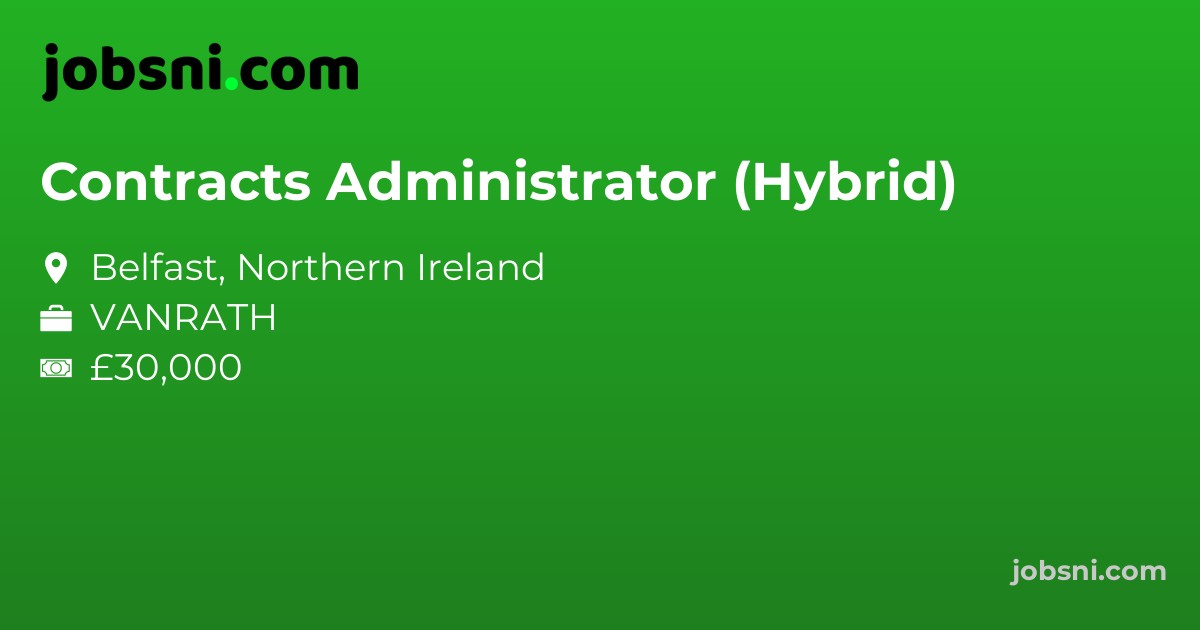 Contracts Administrator (Hybrid) - Apply Now