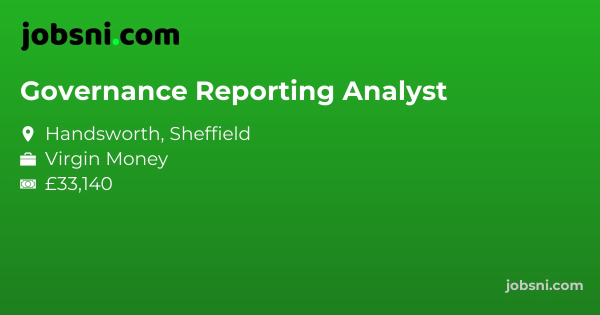 Governance Reporting Analyst - Apply Now