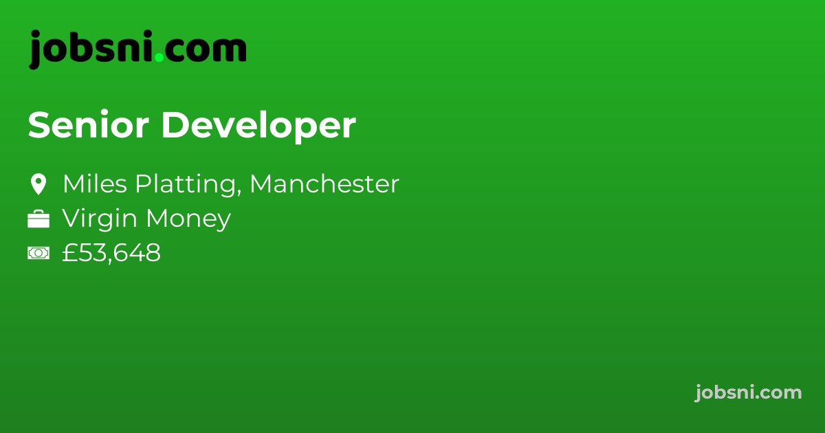 Senior Developer - Apply Now