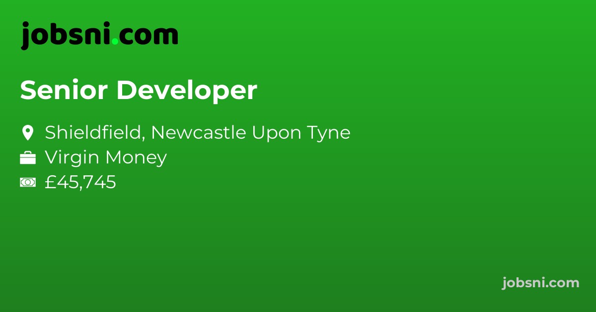 Senior Developer - Apply Now
