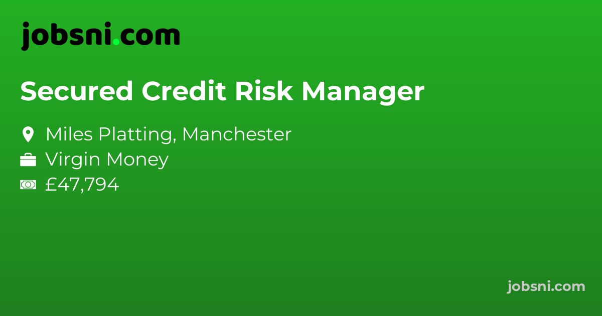 Secured Credit Risk Manager - Apply Now