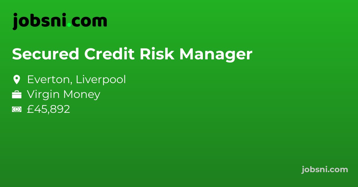 Secured Credit Risk Manager - Apply Now