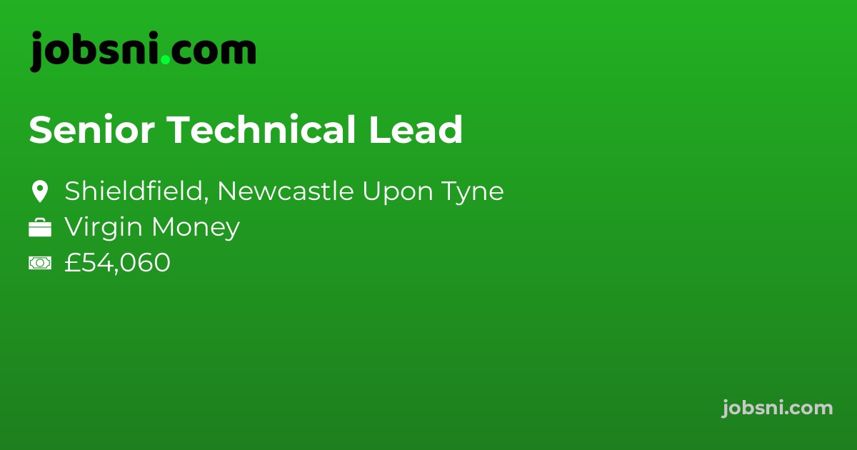 Senior Technical Lead - Apply Now