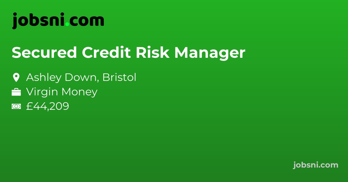 Secured Credit Risk Manager - Apply Now
